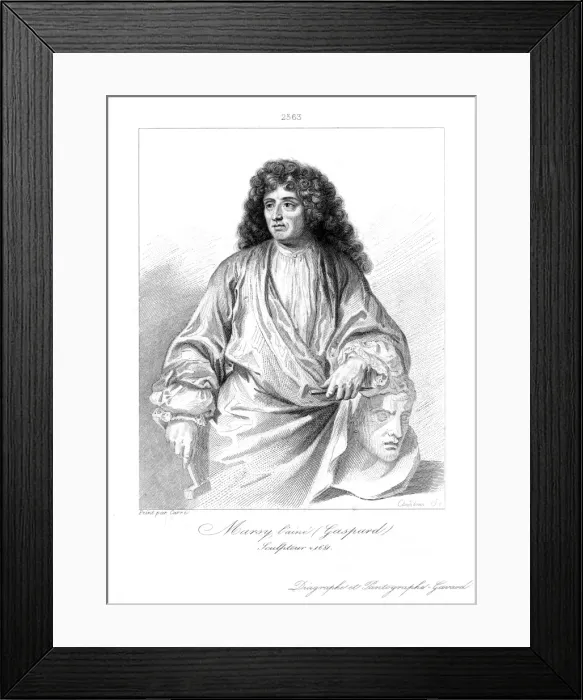 Framed Print : Gaspard Marsy Framed Print : Gaspard Marsy