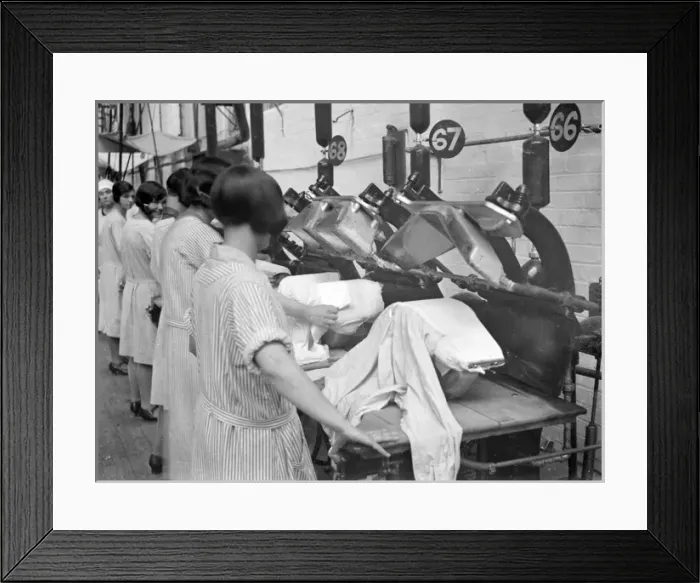 Framed Print : Public Laundry 1930S Framed Print : Public Laundry 1930S