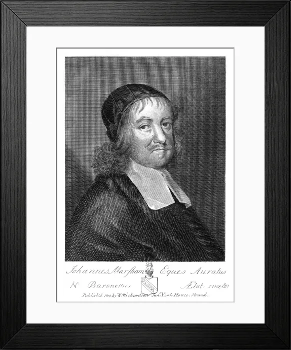 Framed Print : Sir John Marsham Framed Print : Sir John Marsham