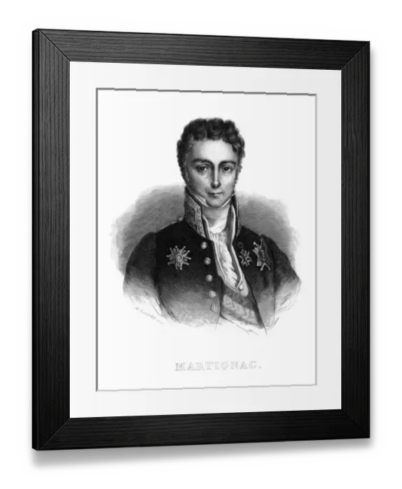 Framed Print : Jean-Baptiste Martignac Framed Print : Jean-Baptiste Martignac