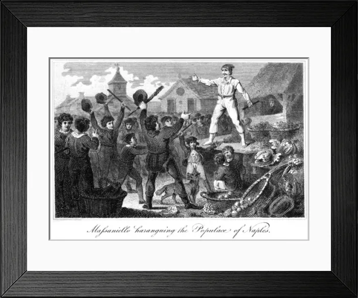 Framed Print : Masaniello Haranguing Framed Print : Masaniello Haranguing