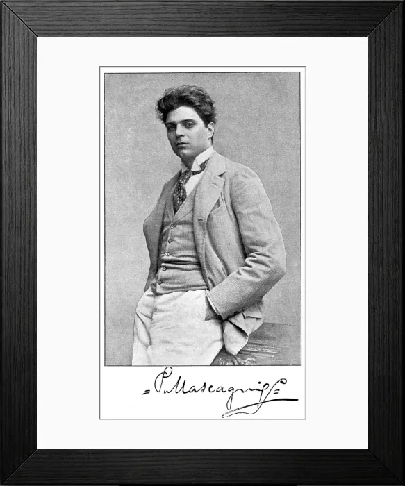 Framed Print : Pietro Mascagni Framed Print : Pietro Mascagni