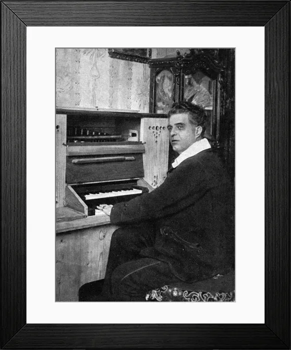 Framed Print : Pietro Mascagni Organ Framed Print : Pietro Mascagni Organ