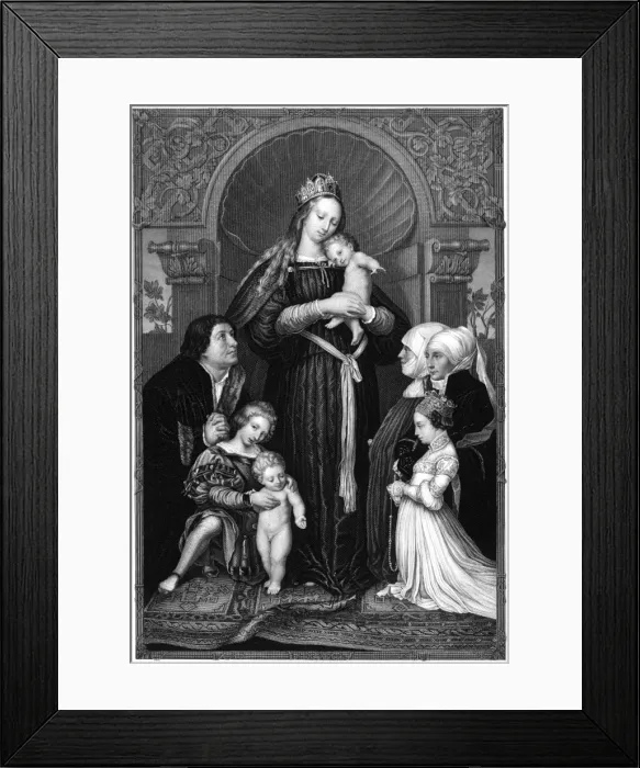 Framed Print : Mary, Jesus, Donors Framed Print : Mary, Jesus, Donors