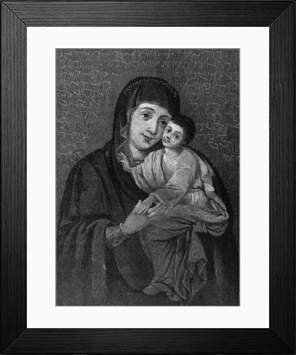 Framed Print : Mary, Jesus, by Luke Framed Print : Mary, Jesus, by Luke
