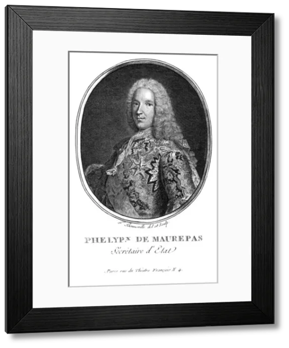 Framed Print : Comte De Maurepas Framed Print : Comte De Maurepas