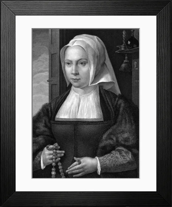 Framed Print : Wife of Quentin Massys Framed Print : Wife of Quentin Massys