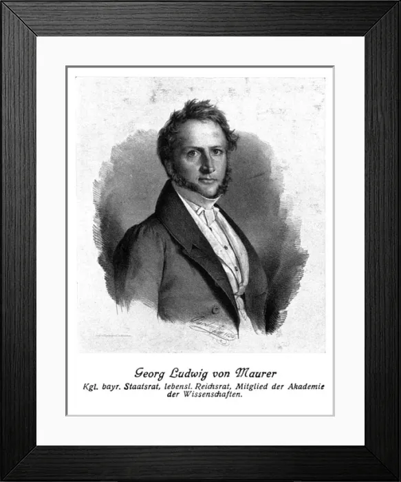 Framed Print : Georg Von Maurer Framed Print : Georg Von Maurer