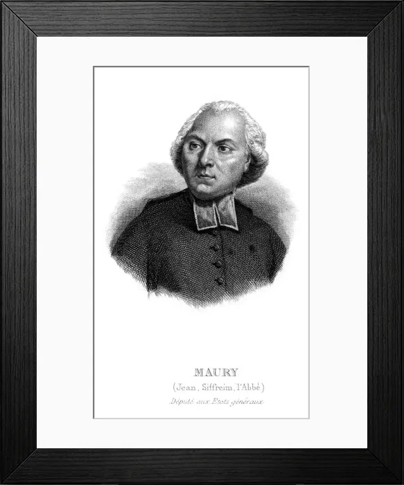 Framed Print : Jean Siffrein Maury Framed Print : Jean Siffrein Maury