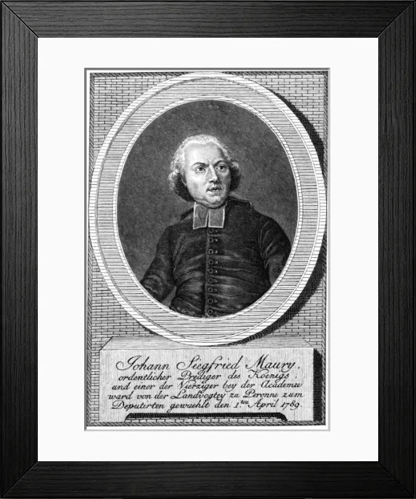 Framed Print : Jean Siffrein Maury Framed Print : Jean Siffrein Maury