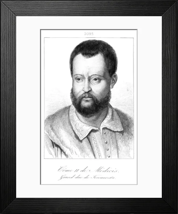 Framed Print : Cosimo I De Medici Framed Print : Cosimo I De Medici