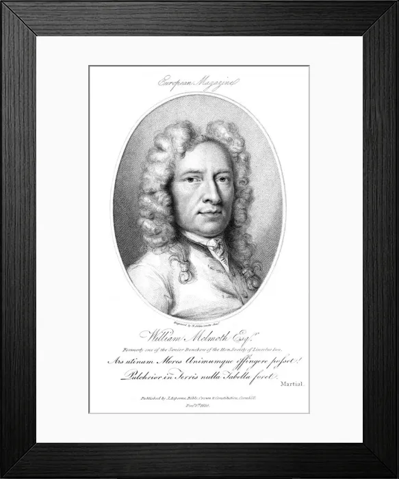 Framed Print : William Melmoth Framed Print : William Melmoth