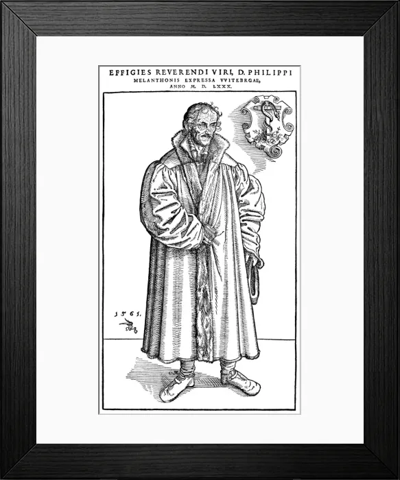 Framed Print : Melancthon 1561 Framed Print : Melancthon 1561