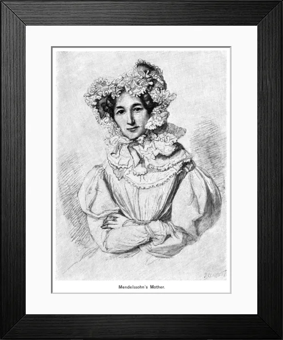 Framed Print : Mendelssohns Mother Framed Print : Mendelssohns Mother