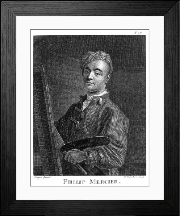 Framed Print : Philip Mercier Framed Print : Philip Mercier