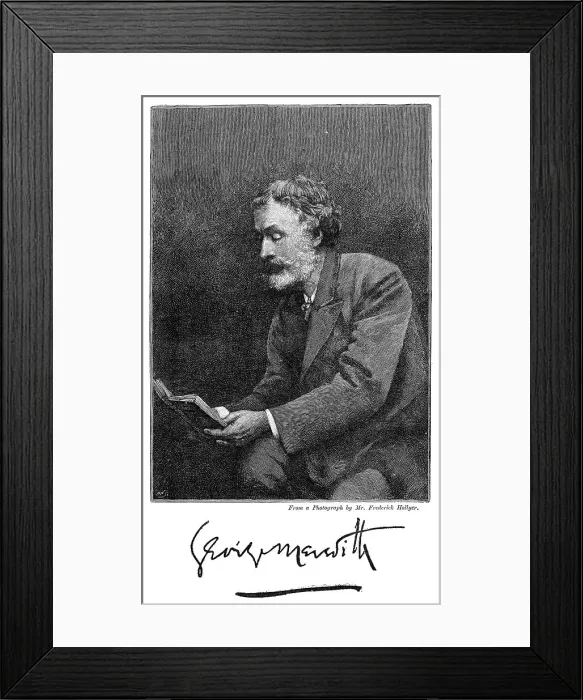 Framed Print : George Meredith Framed Print : George Meredith