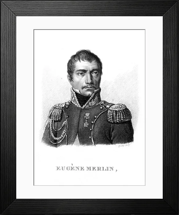 Framed Print : Eugene Comte Merlin Framed Print : Eugene Comte Merlin