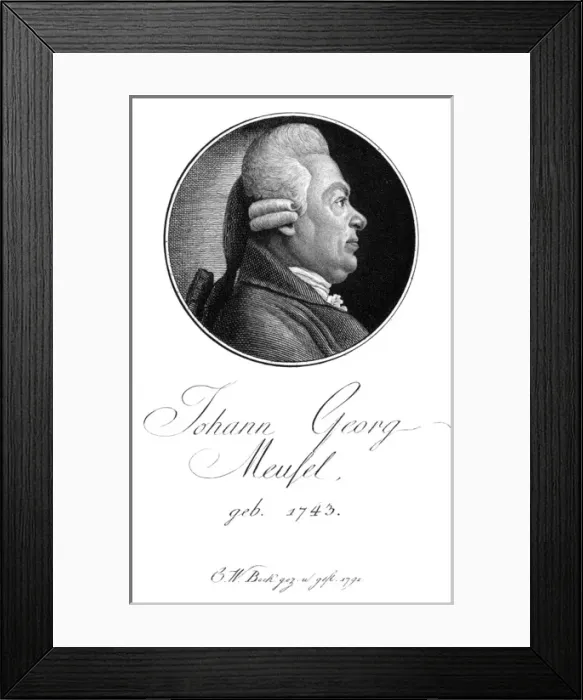 Framed Print : Johann Georg Meusel Framed Print : Johann Georg Meusel