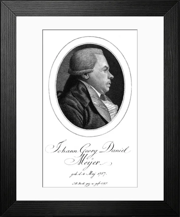 Framed Print : Johann G D Meyer Framed Print : Johann G D Meyer