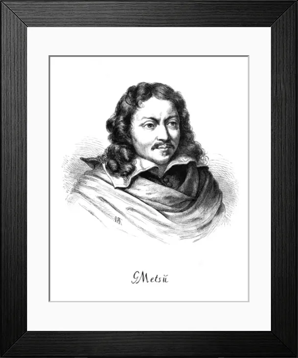 Framed Print : Gabriel Metsu - 2 Framed Print : Gabriel Metsu - 2