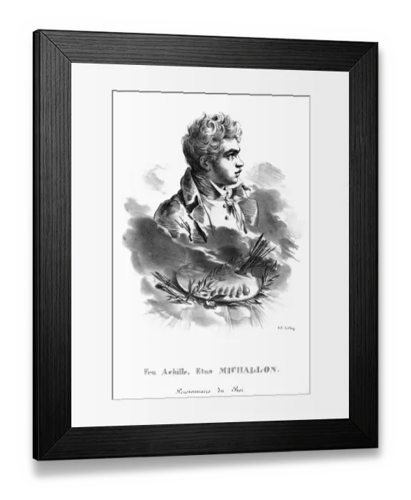Framed Print : Achille Aetna Michallon Framed Print : Achille Aetna Michallon
