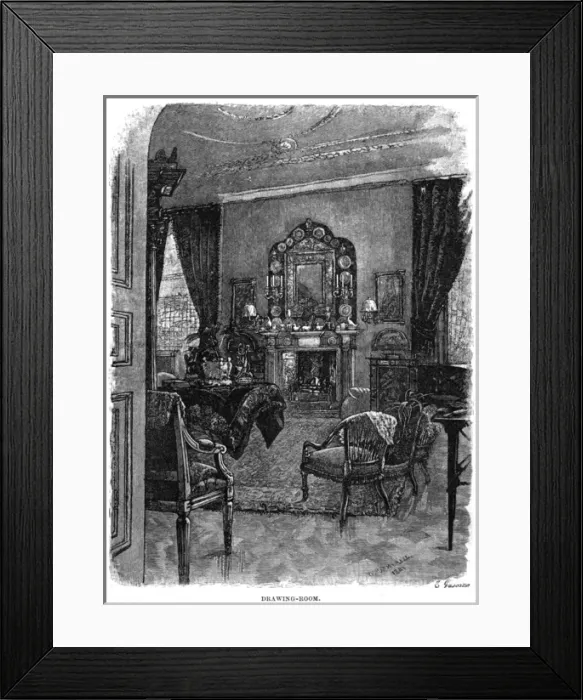 Framed Print : Millaiss Drawing Room Framed Print : Millaiss Drawing Room