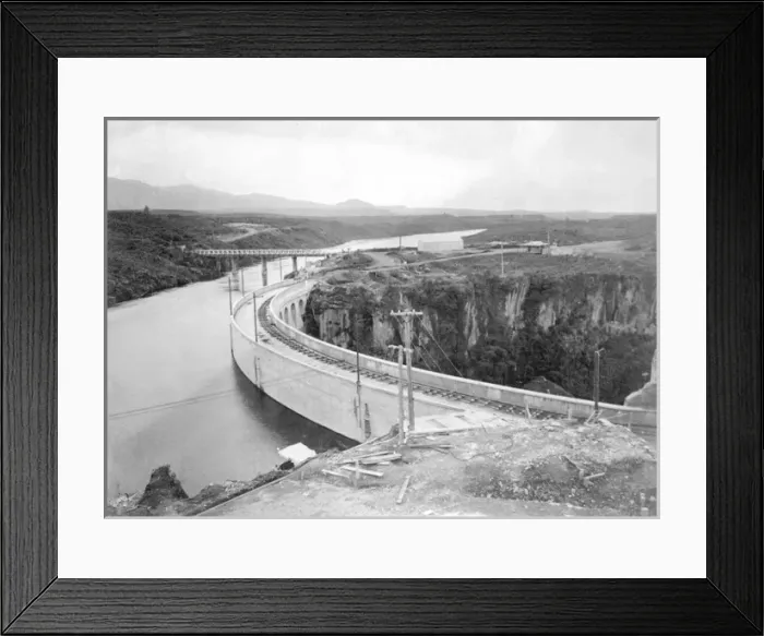 Framed Print : German Circular Bridge