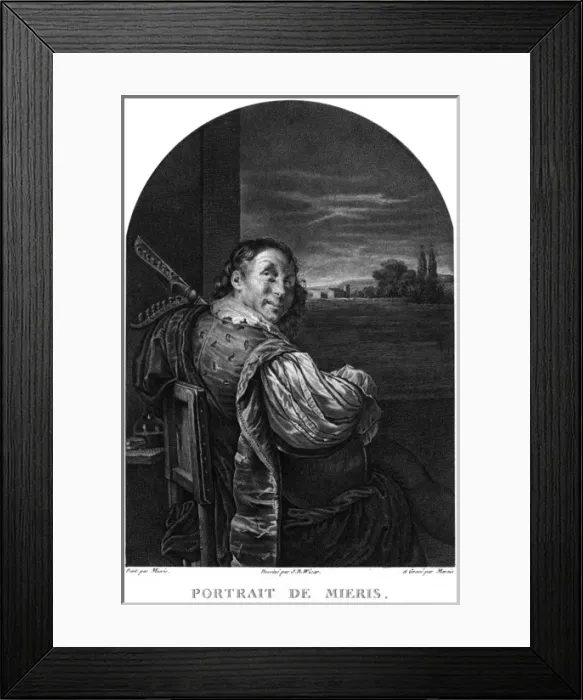 Framed Print : Franz Van Mieris - 2 Framed Print : Franz Van Mieris - 2