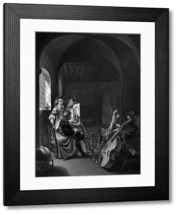 Framed Print : Franz Van Mieris - 3 Framed Print : Franz Van Mieris - 3