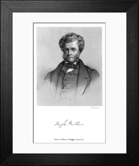 Framed Print : Hugh Miller Geologist Framed Print : Hugh Miller Geologist