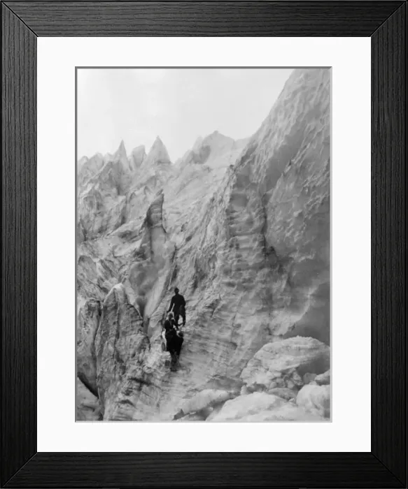 Framed Print : Climbing in New Zealand Framed Print : Climbing in New Zealand
