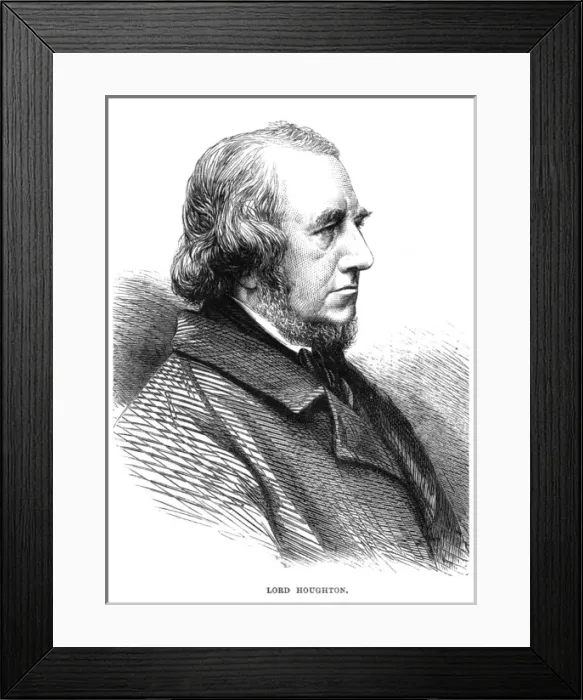Framed Print : Monckton Milnes Profile Framed Print : Monckton Milnes Profile