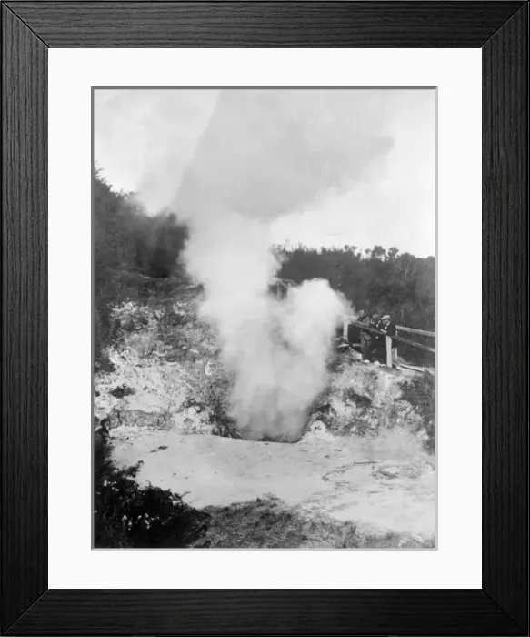 Framed Print : New Zealand Geyser Framed Print : New Zealand Geyser