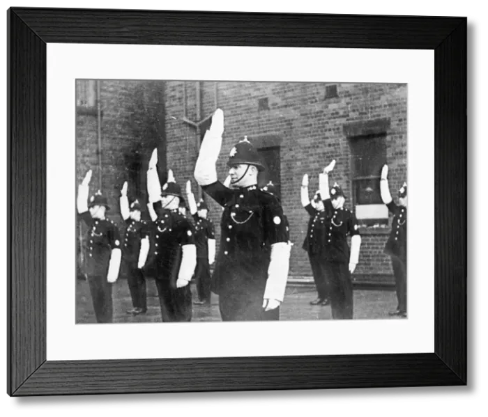 Framed Print : Trainee Traffic Police Framed Print : Trainee Traffic Police
