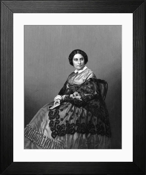 Framed Print : Marie Miolan-Carvalho Framed Print : Marie Miolan-Carvalho
