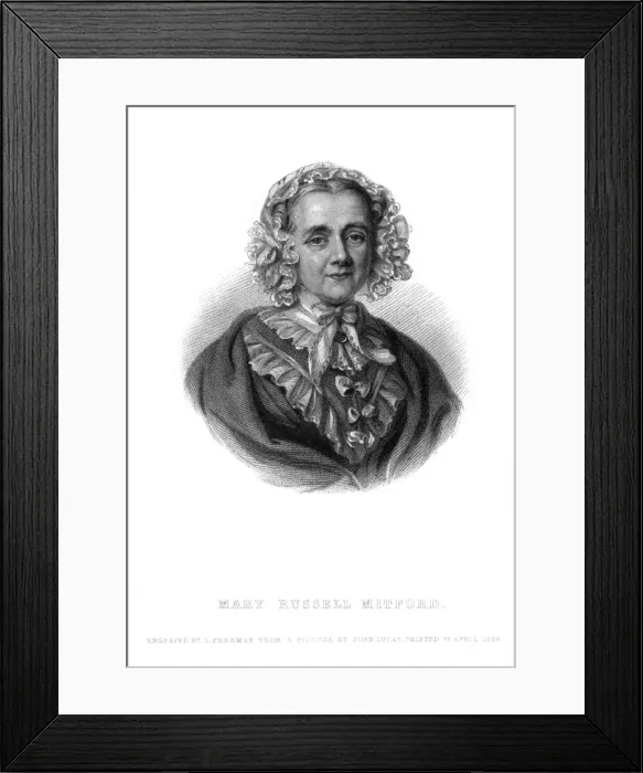 Framed Print : Mary Russell Mitford Framed Print : Mary Russell Mitford