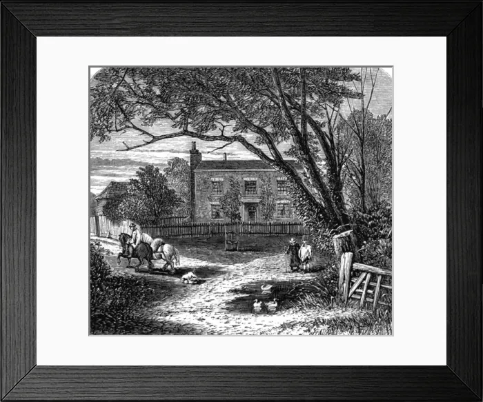 Framed Print : Miss Mitfords Home Framed Print : Miss Mitfords Home