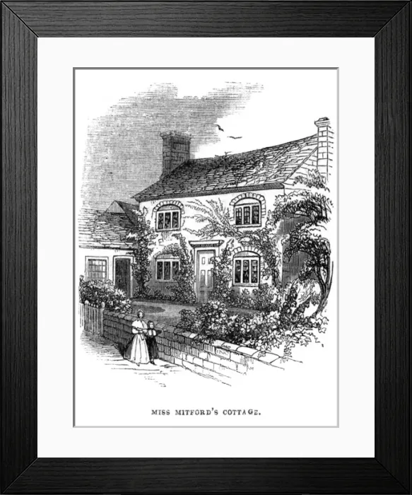 Framed Print : Miss Mitfords Home Framed Print : Miss Mitfords Home