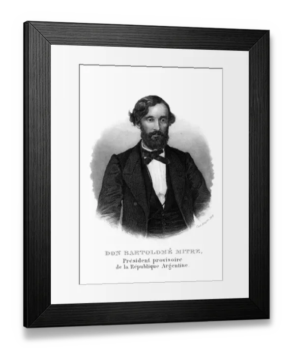 Framed Print : Bartolome Mitre Framed Print : Bartolome Mitre