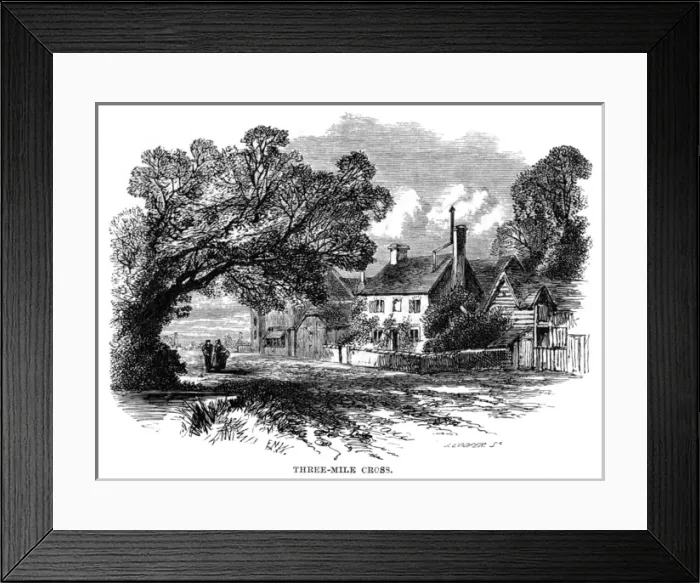 Framed Print : Miss Mitfords Home Framed Print : Miss Mitfords Home
