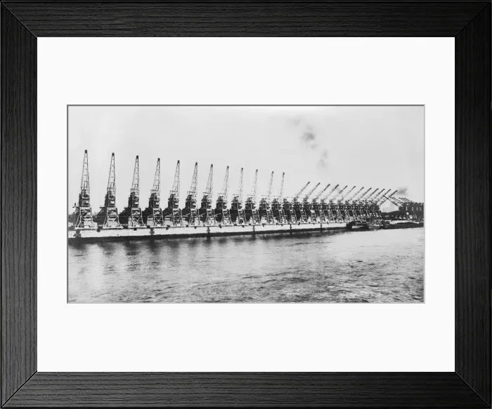 Framed Print : Riverside Cranes Framed Print : Riverside Cranes