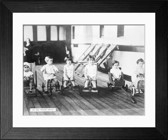 Framed Print : Tricycle Race 1930S Framed Print : Tricycle Race 1930S