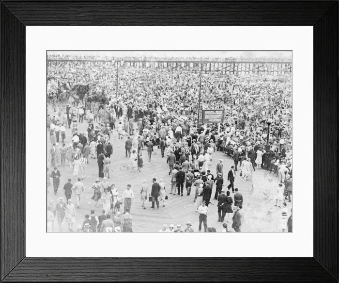 Framed Print : Long Island Beach 1930S Framed Print : Long Island Beach 1930S