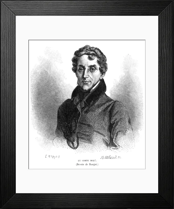 Framed Print : Louis Comte Mole Framed Print : Louis Comte Mole