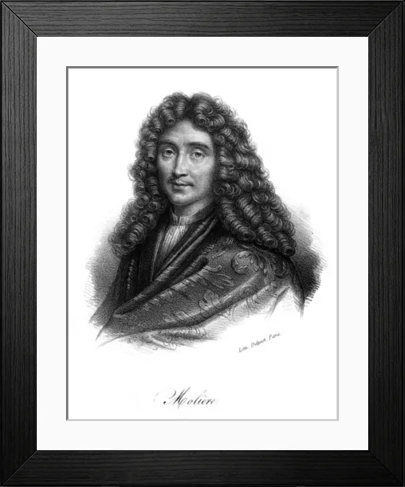 Framed Print : Moliere (Delpech) Framed Print : Moliere (Delpech)