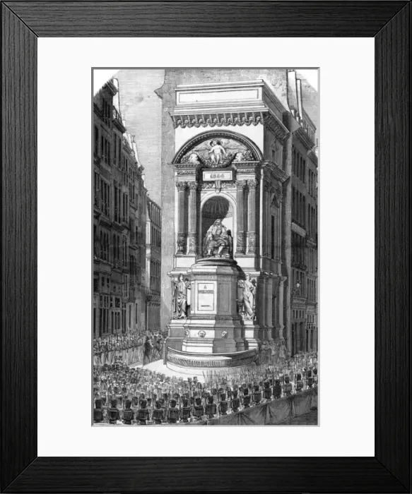 Framed Print : Moliere Statue Framed Print : Moliere Statue