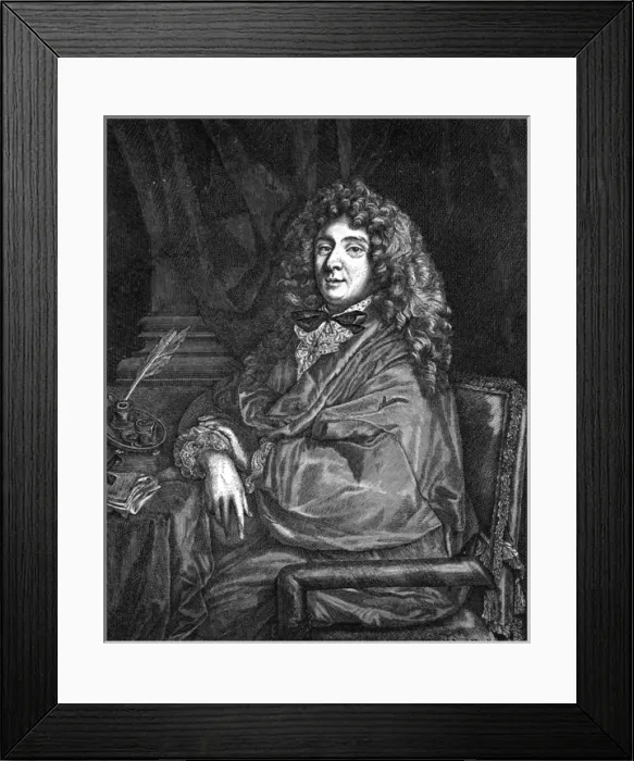 Framed Print : Moliere Seated Framed Print : Moliere Seated