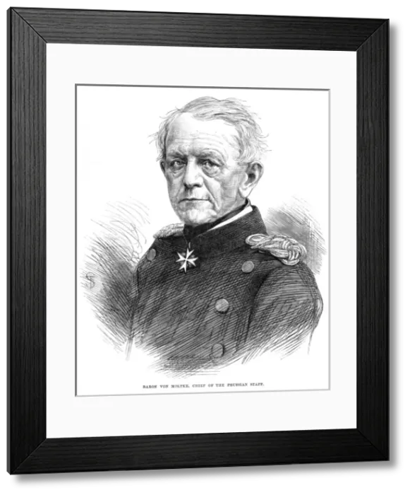 Framed Print : Graf Von Moltke 1870 Framed Print : Graf Von Moltke 1870