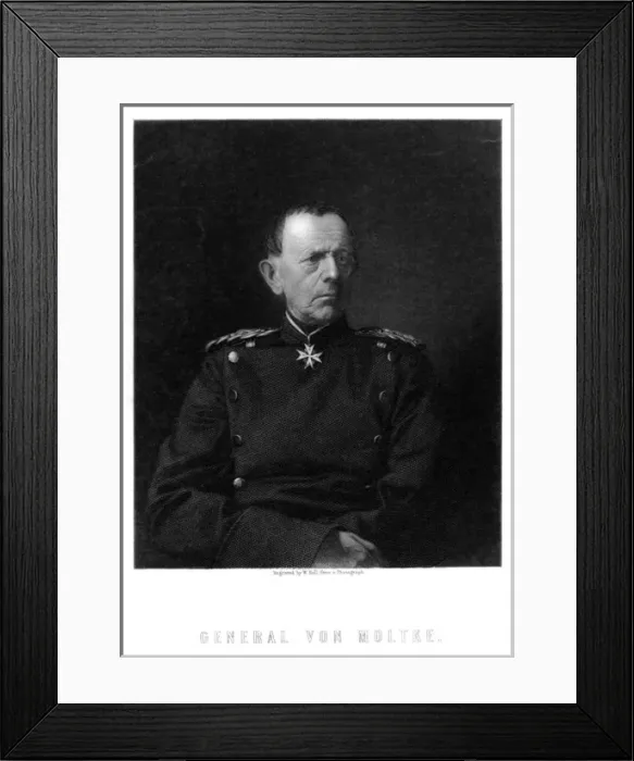 Framed Print : Graf Von Moltke 1870 Framed Print : Graf Von Moltke 1870