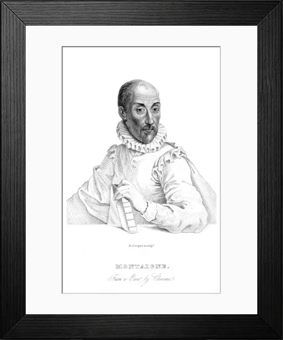 Framed Print : Michel De Montaigne Framed Print : Michel De Montaigne